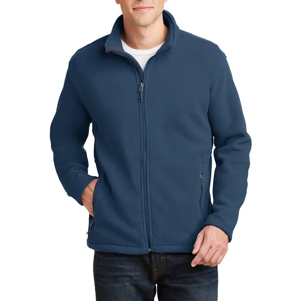 Factory Directly Cheap Price Custom Full Zip Up Polar Fleece Jacket Men