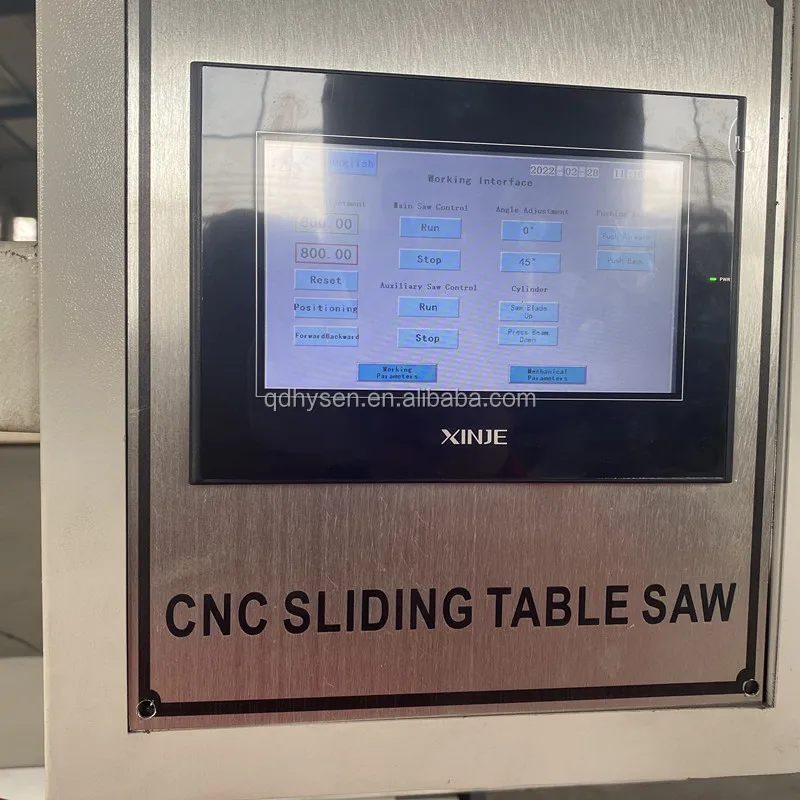 HYSEN brand factory supply full automatic panel table saw wood cutting saw machine MDV8-K computer saw