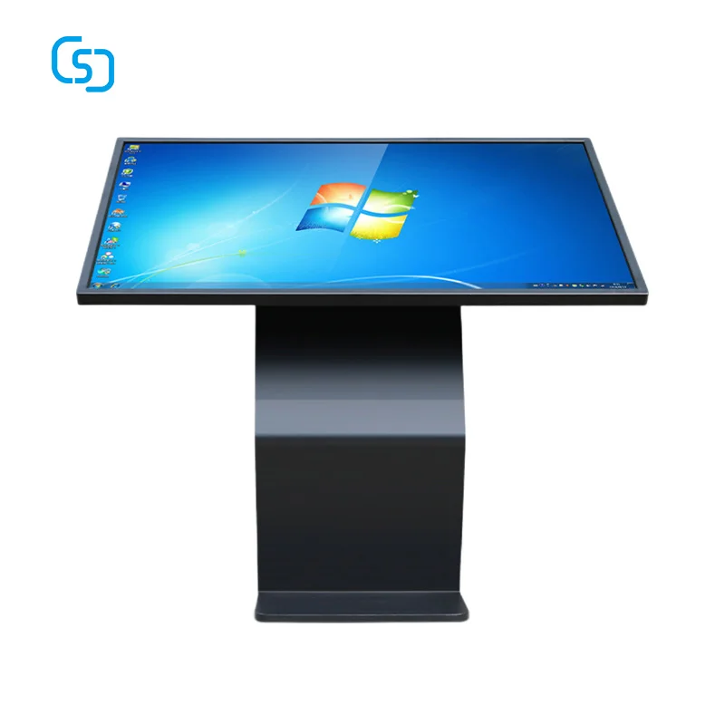 CSJ 55 Inch 4K Digital Signage Touch Screen HD LCD Kiosk Indoor Advertising Retail Stores Shopping Malls SDK Function