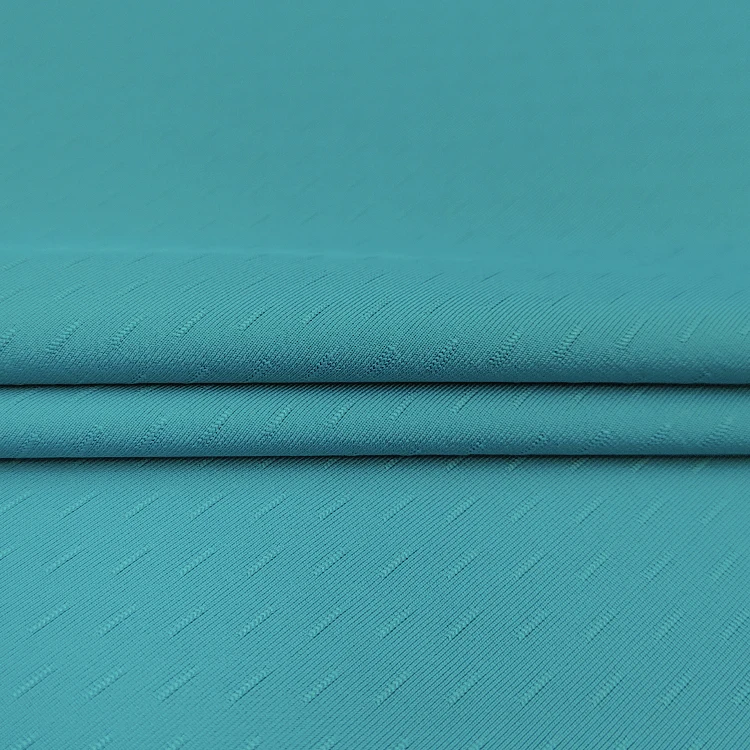 New Fashion Knitted Stretch Fabric 86 Nylon 14 Spandex Material Jacquard Fabric For Clothing