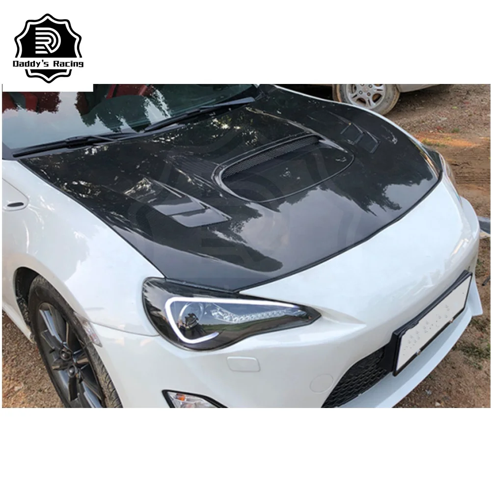 Капот передний из углеродного волокна подходит для Toyota GT86 Subaru BRZ 2013-2020 DD новый стиль