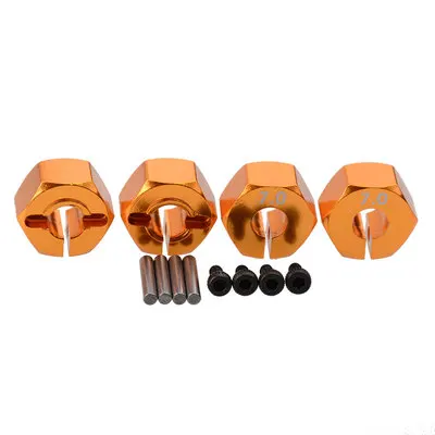 Adaptador de cubo hexagonal de rueda Universal de 12mm para HSP Sakura 1/10 escala RC deportes coche todoterreno coche bigfoot 5