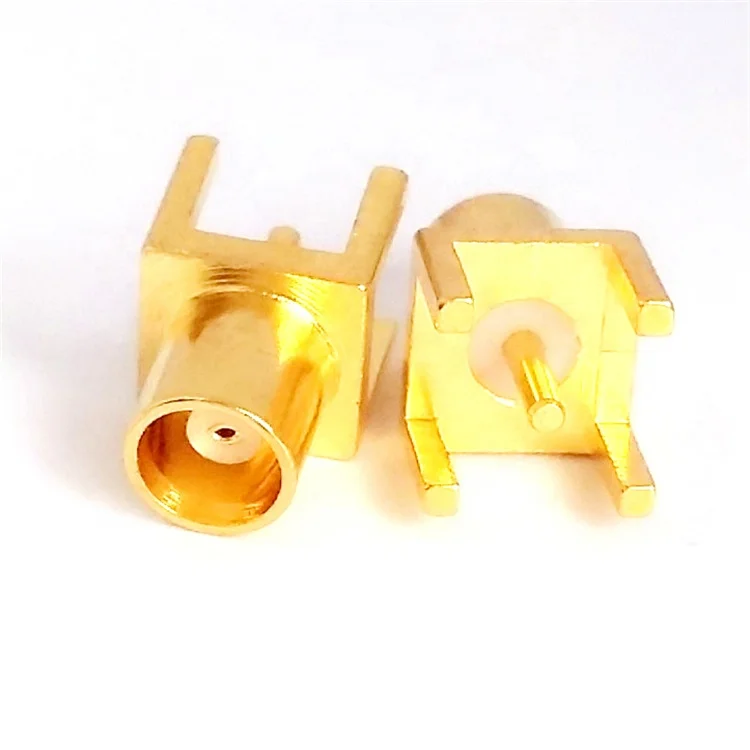 High-performance RF connector MCX-KE female welding plate patch PCB fixed MCX-KHD headphone socket