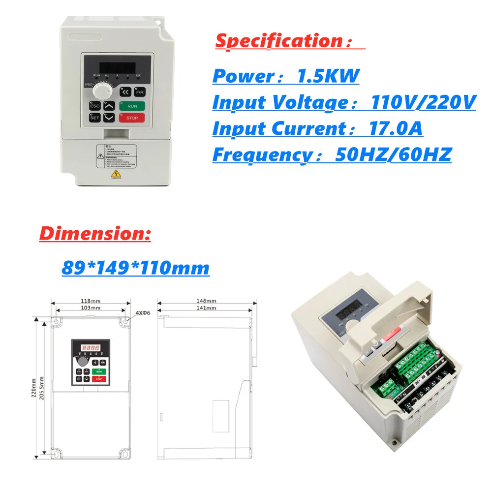 Частотный инвертор Handi Mini Vfd 110 кВт в для оптовой