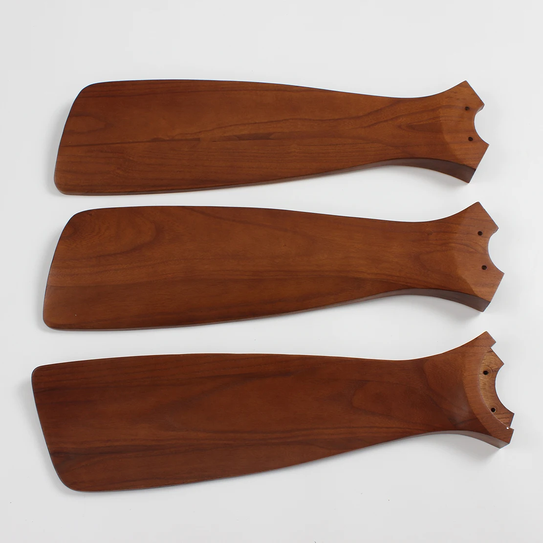 Modern Luxury Design 52 Inch Energy Saving Decorative Wooden 3 Blade Ceiling Fan With LED Light