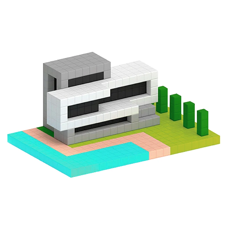 Wholesale kids educational magnetic building cube construction montessori colorful cube magnet for kids