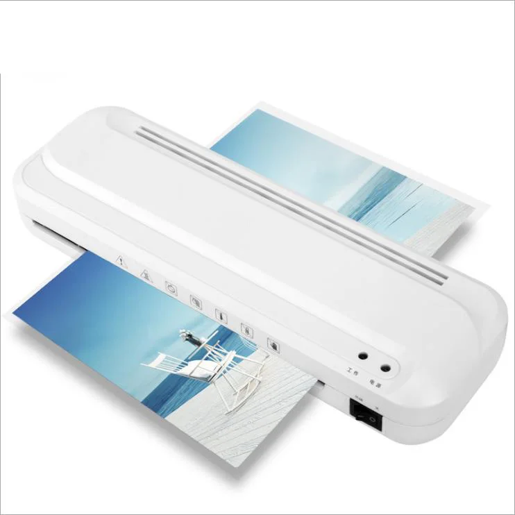
White simple A4 paper laminator lamination machine 