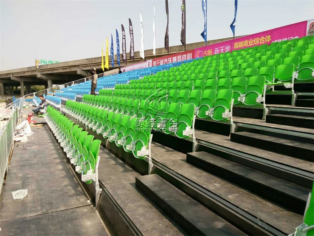 Factory price wholesale  Demountable Temporary Spectator Stands Outdoor Metal Scaffolding Grandstands