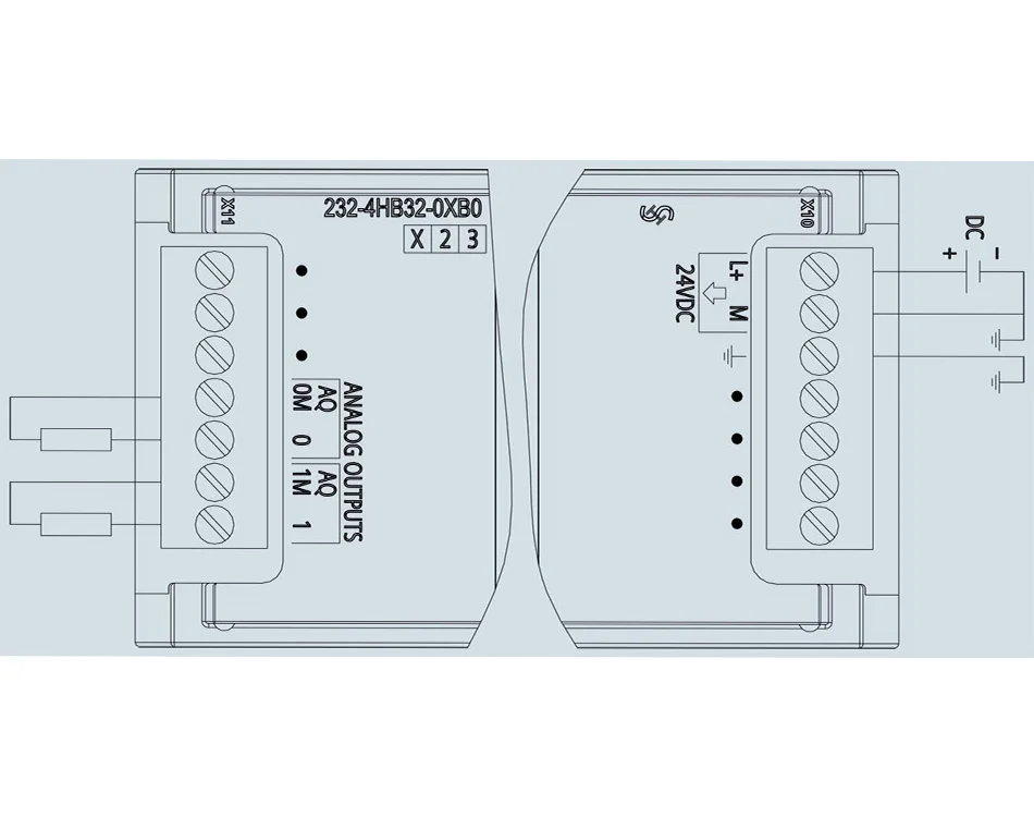 siemens module 6ES7232-4HB32-0XB0 SIMATIC S7-1200  Analog output   SM 1232  2 AO  +/-10V