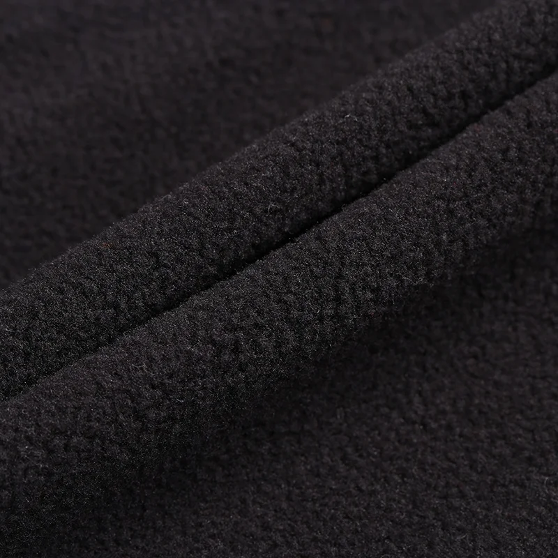 Grey Bamboo Charcoal Polar Fleece Fabric Softshell Fabric For Winter Sportswear Bedding Hat