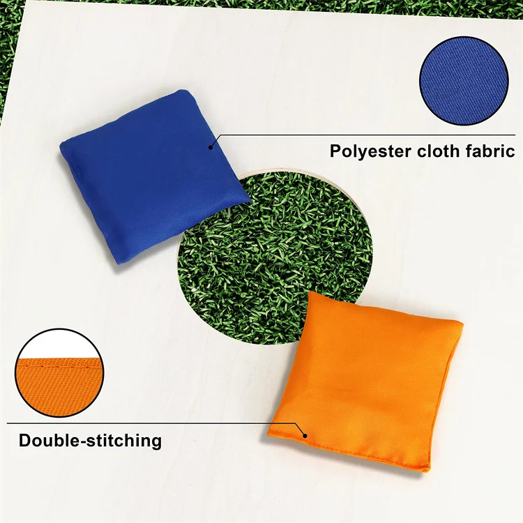New Design Mini Cornhole Bags Beanbags Bean Bags for Fun Sports Game Toy Bean Bag Toss Game for Aged 3 and up Kids