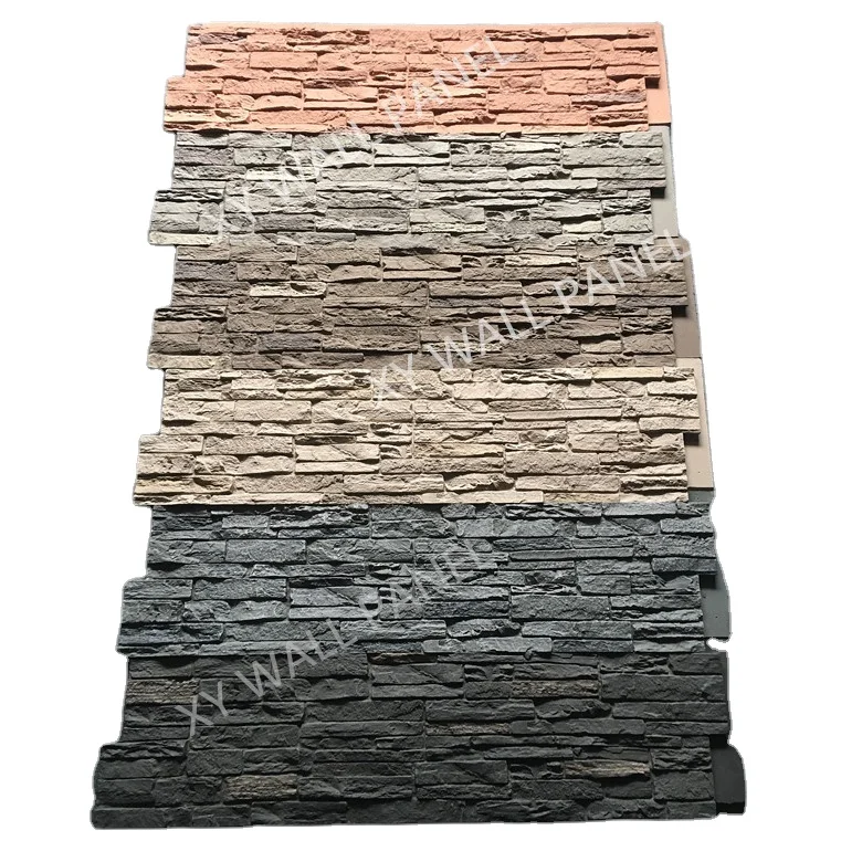 Chinese Good Quality Dry Stack Faux Stone Panels Faux Stone Wall Panels Wholesale Faux Fur Artificial Stone Brick