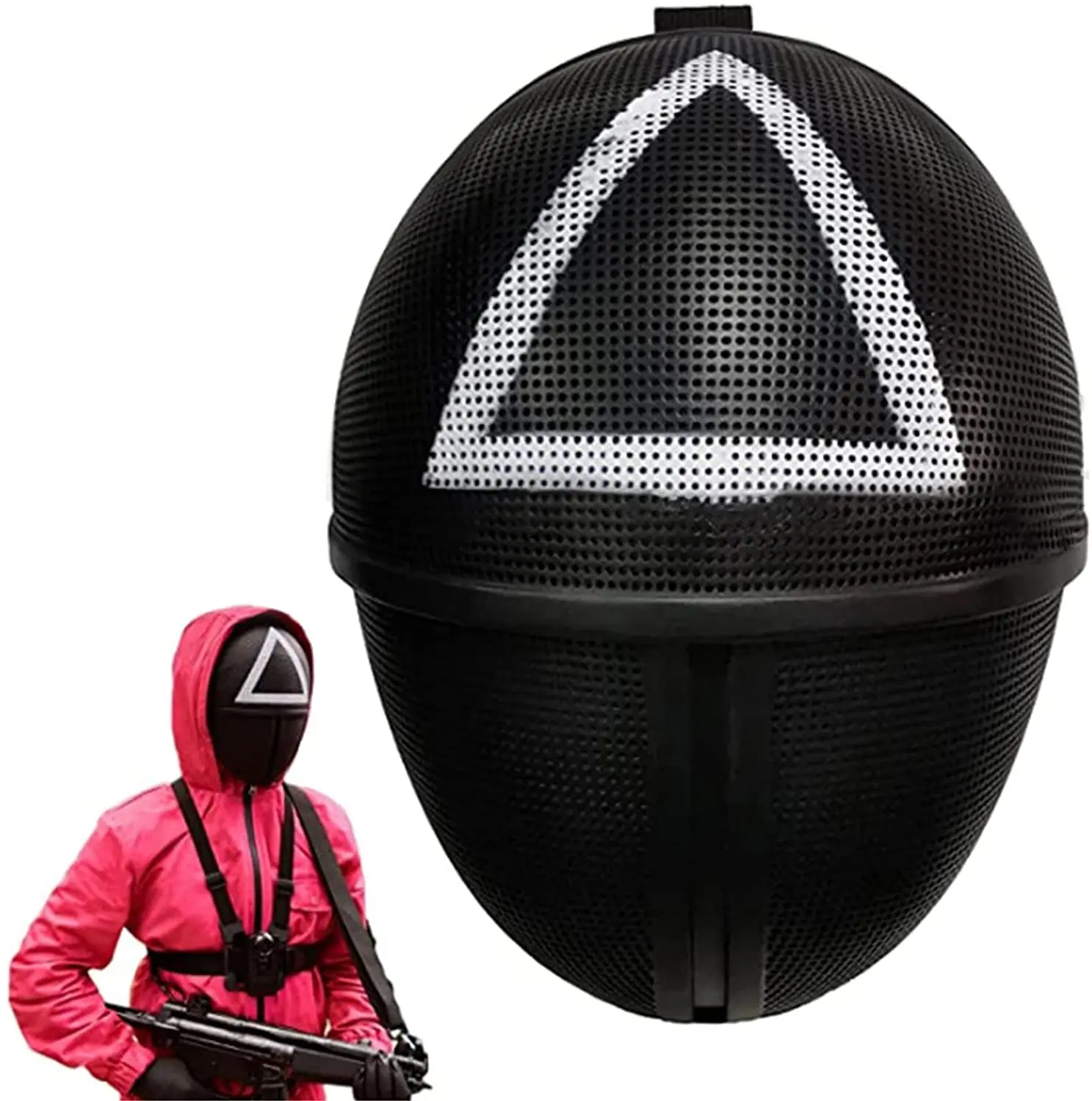 Kids cosplay soldier the halloween face squid game mask