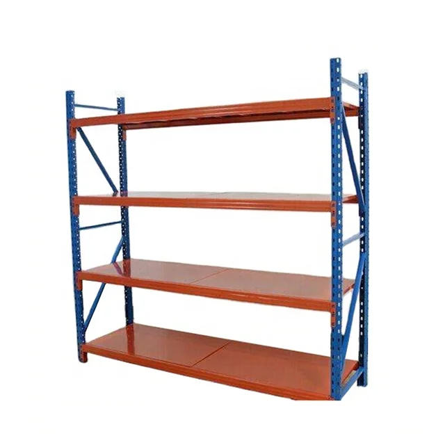 100KG-800KG Loading Capacity 4 Tier Light Duty Warehouse Rack Shelving For Sale