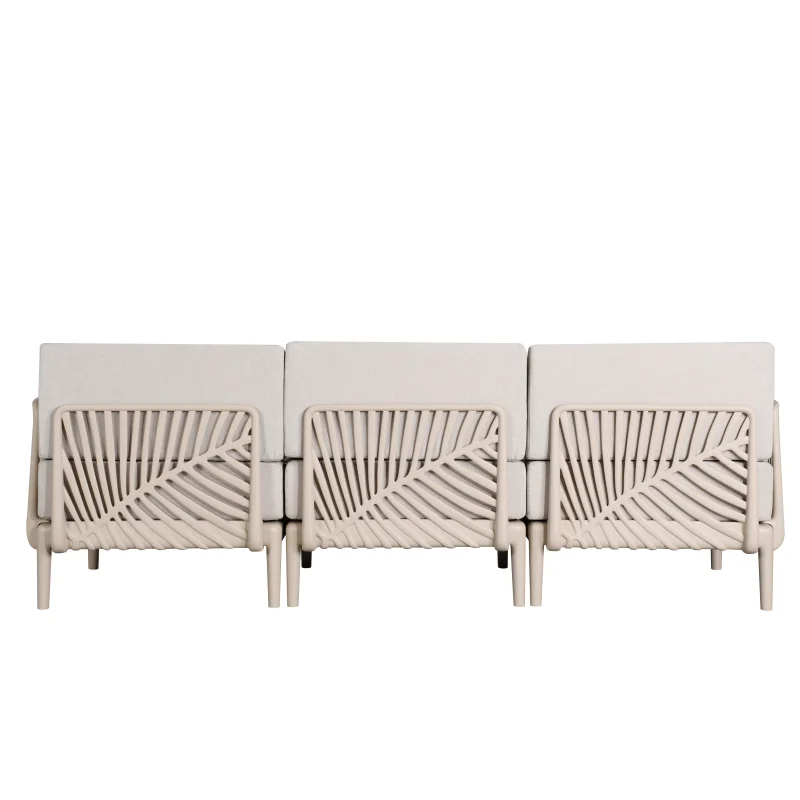 Hot selling furniture plastic sofas outdoor rattan sofa set with CE certificate