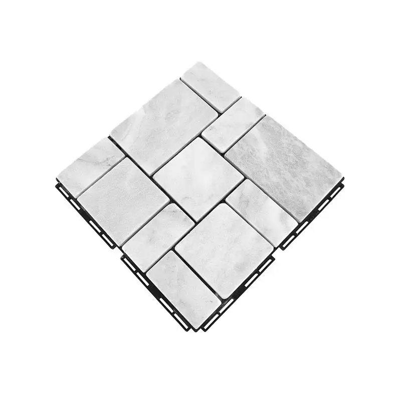 New spc flooring interlocking wpc decking composite for outdoor usage