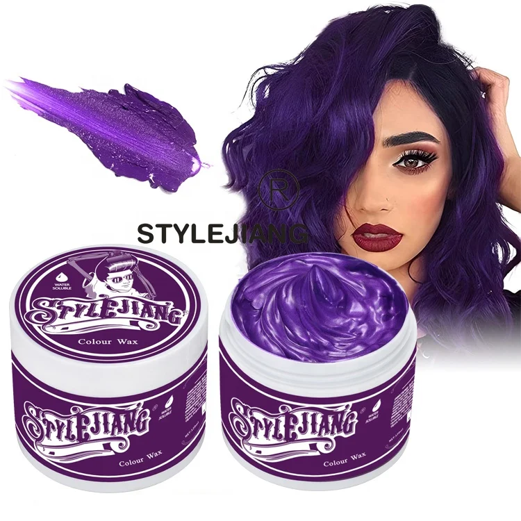 DIY Hair Color Wax Mud for Fashion Hair Styling Modeling Temporary Cream Gel Clay