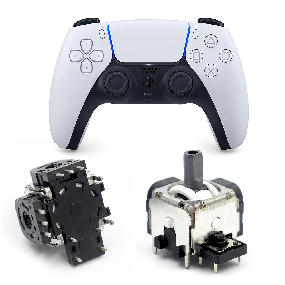 New Replacement Part 3D Analog Joystick Thumb Stick Joystick Sensor Axis Module For PS5 Controller Resistors Potentiometer