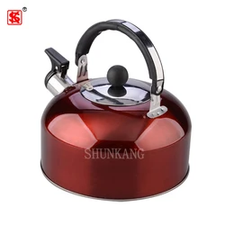 Cheapest Kettle Colorful  Stainless Steel Whistling Kettle Tea Pot Water Boiler Induction Kettle For Promotion Gift