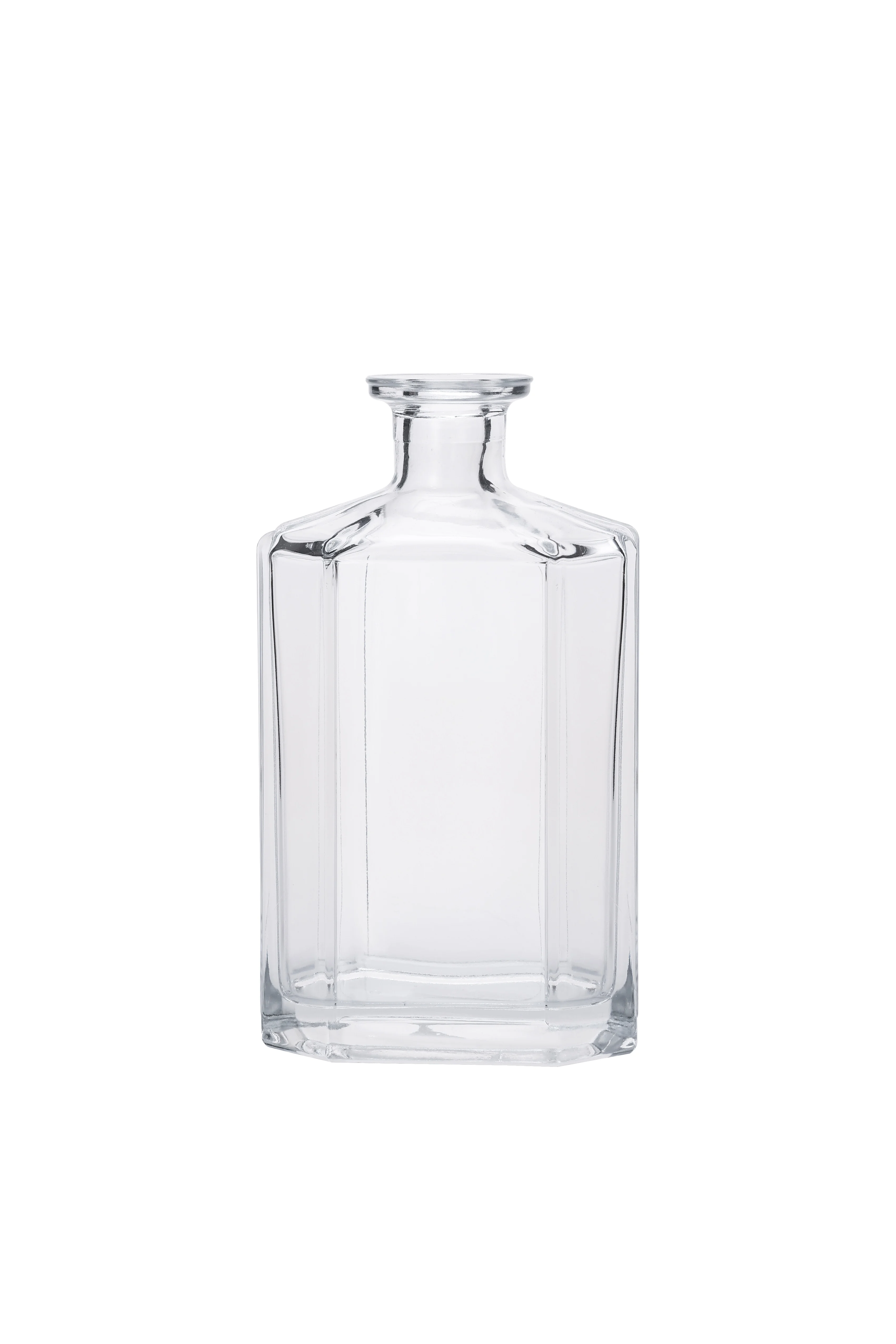 professional manufacture wholesale distillery normal base 700 ml 750 ml hot sale glass liquor bottle rum brandy with cap