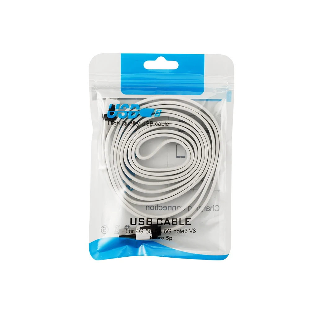 OEM Factory sales 3C electronic usb plastic cable package bag for resell