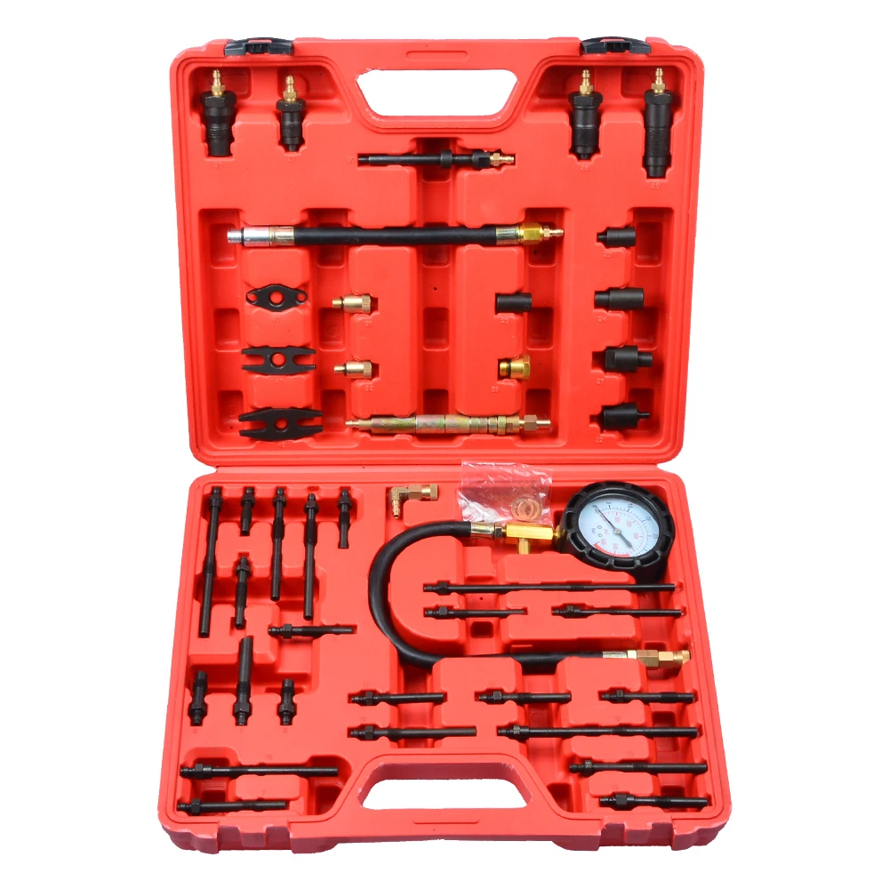Тестер давления топливного цилиндра компрессионный манометр инжектор двигателя автомобиля инструмент для измерения бензина и газа