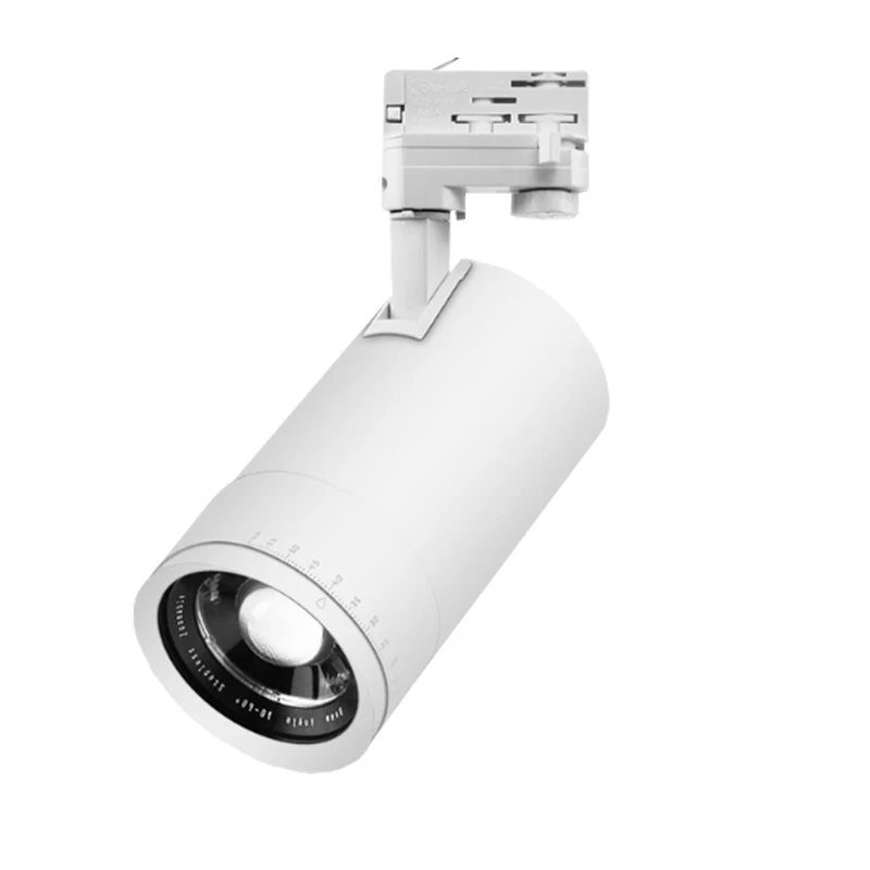 Modern Design Jewelry Shop Focus Adjustable LED Track Spot Light COB 7W 10W 15W 30W 45W Zoom Track Light