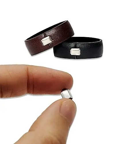 Hot Sale 8mm Staple Leather Belt Loops Fastener Holder Clip Keeper For DIY Leathercraft connector