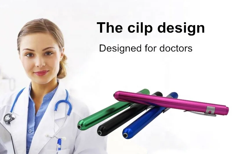 
Trending 2020 white and yellow light pocket medical diagnostic penlight doctor mini pen torch led pen flashlight 