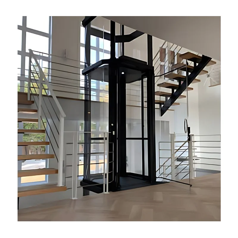 2-5 Floors small shaftless residential elevators hydraulic ascensor house lift passenger home lift