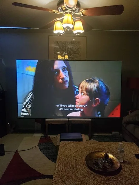 Telon UST ALR PET Crystal Xiao Mi WEMAX ONE Ультра короткий экран проектора 100 дюймов с фиксированной рамкой экран для проектора