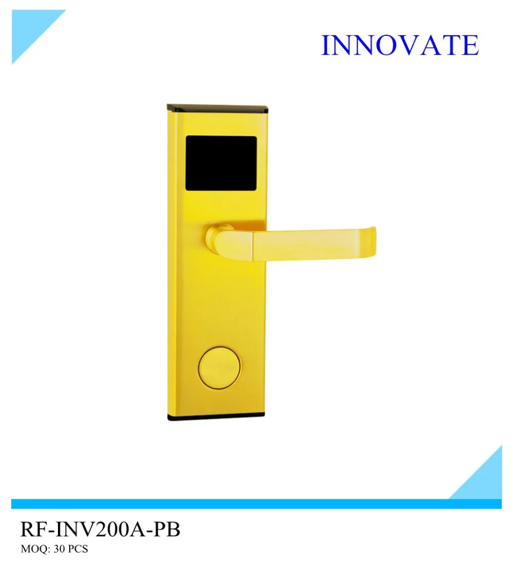 
electronic card key RFID access control hotel card door lock 