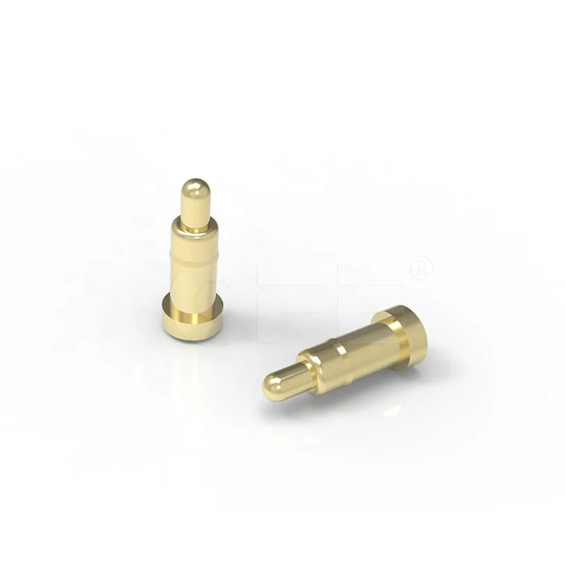2A smd pogo pin gold plating spring loaded contact