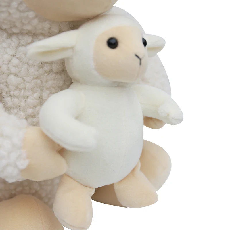 Custom Novelty Promotion Gift Cute Soft Sheep Plush Toy Kids Doll Cartoon Sheep Stuffed Animals Toys