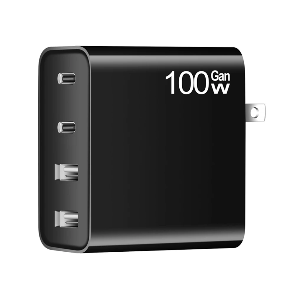 2023 New Arrivals Charger Super Fast 4 Port Wall Charger Usb Type C PD 100w Gan Charger 100w For Samsung/ Iphone