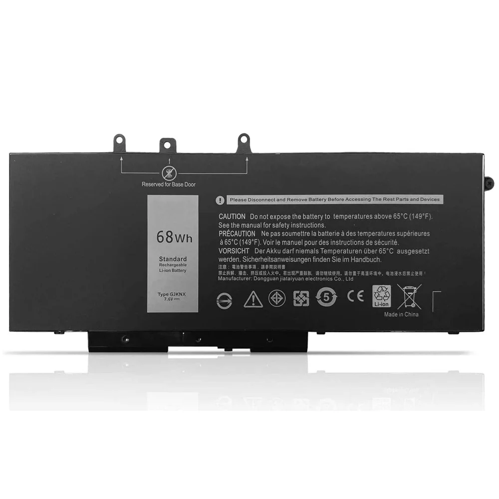 
New 7.6V 68WH Original batterie pour Laptop Battery for Dell Latitude 14 5480 5490 5491 5580 E5280 E5580 Precision 15 3520 GJKNX 