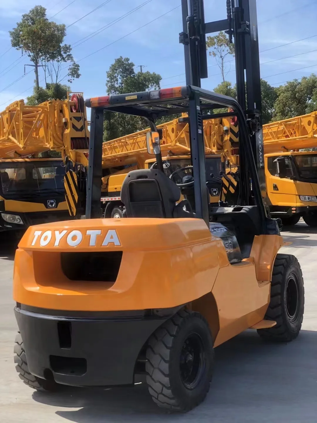 High Quality 5.0ton Used Japan Folklifter 7 - FD50 Secondhand  Multifunction Excavator Parts  toyota 5.0ton for Sale