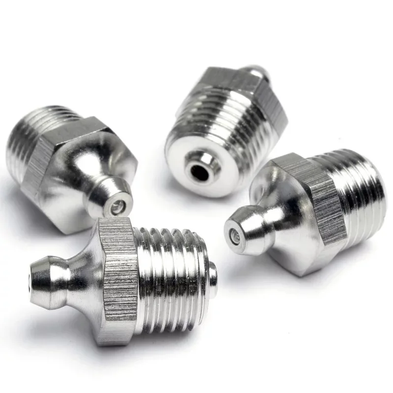 high quality 1/4 28SAE stainless steel angle 45 90 SAE metric grease fittings grease nipple