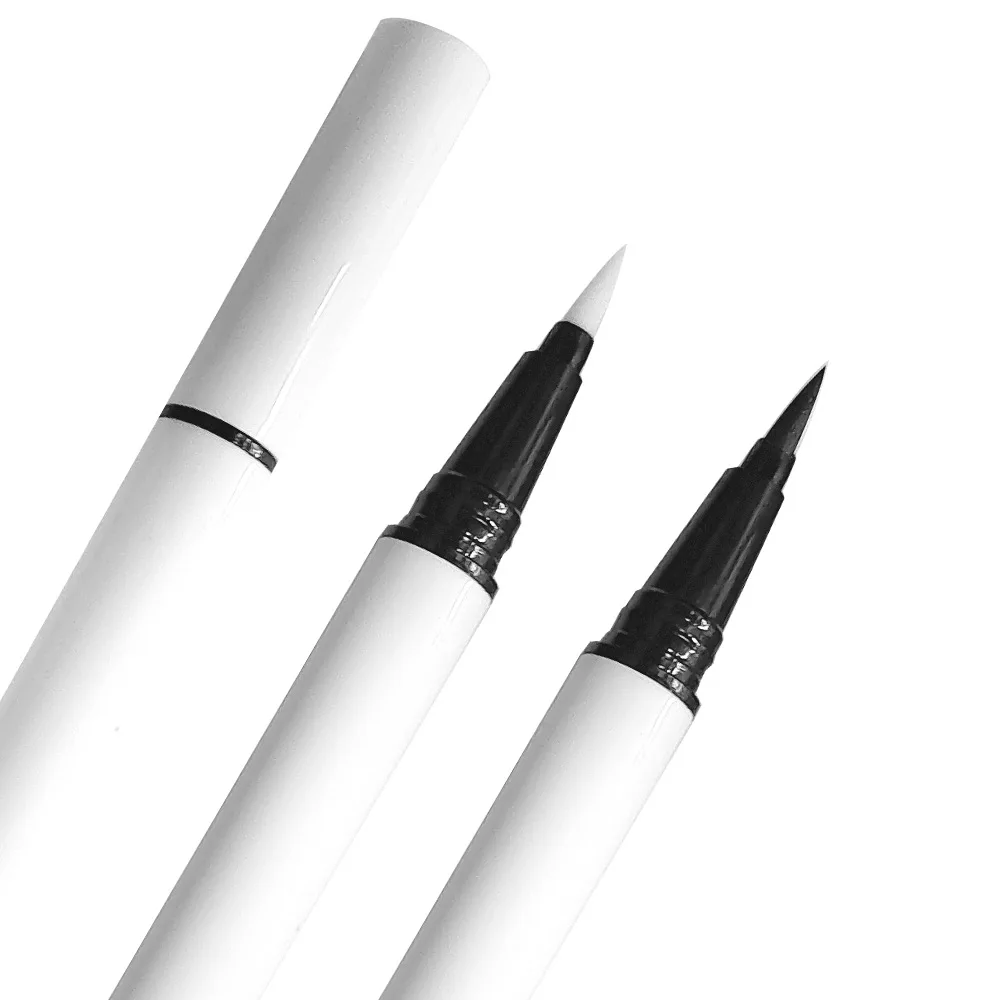 Private Label 2 Colors Vegan Waterproof Eyeliner Glue Pen Self-adhesive Eyelash Liquid