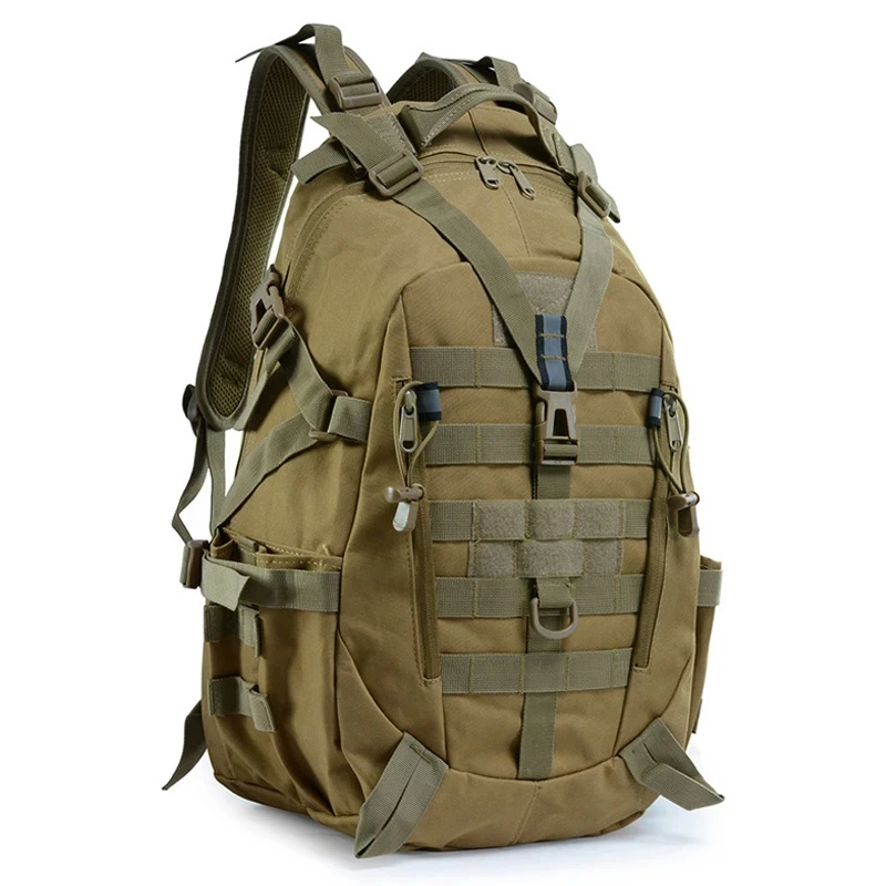 35L Camping Backpack Molle Climbing Rucksack Bug Out Bag Hiking Travel Sport Bag Men Tactical Backpack
