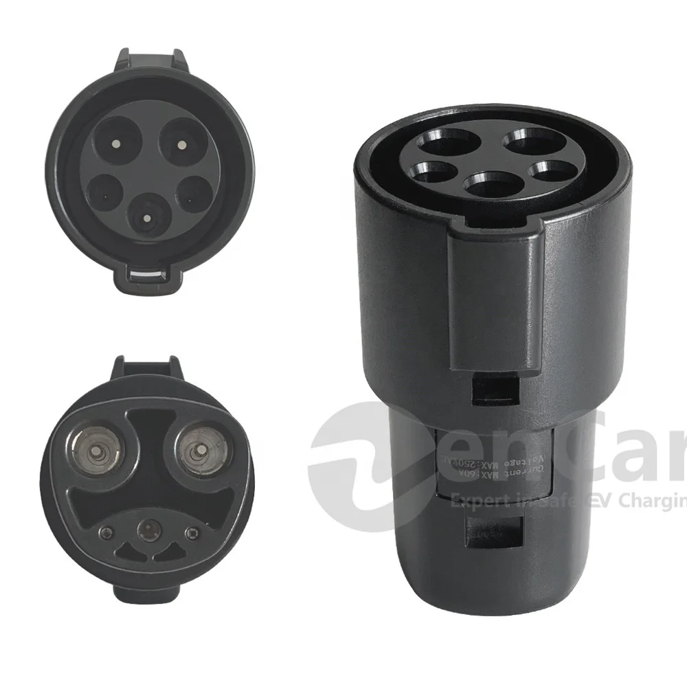 
 60ATesla китайский заводской продавец Уровень 2 умный с Ce J1772 разъем для Tesla Ev зарядное устройство быстрый адаптер  