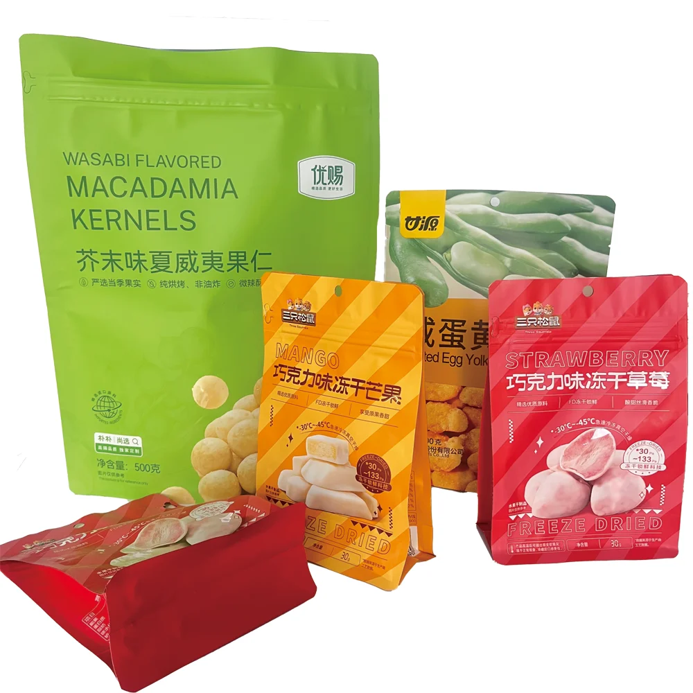 Best Price ECO Special Shaped Doypack High Barrier Stand Up Pouch Snack Beef  Candy Packaging