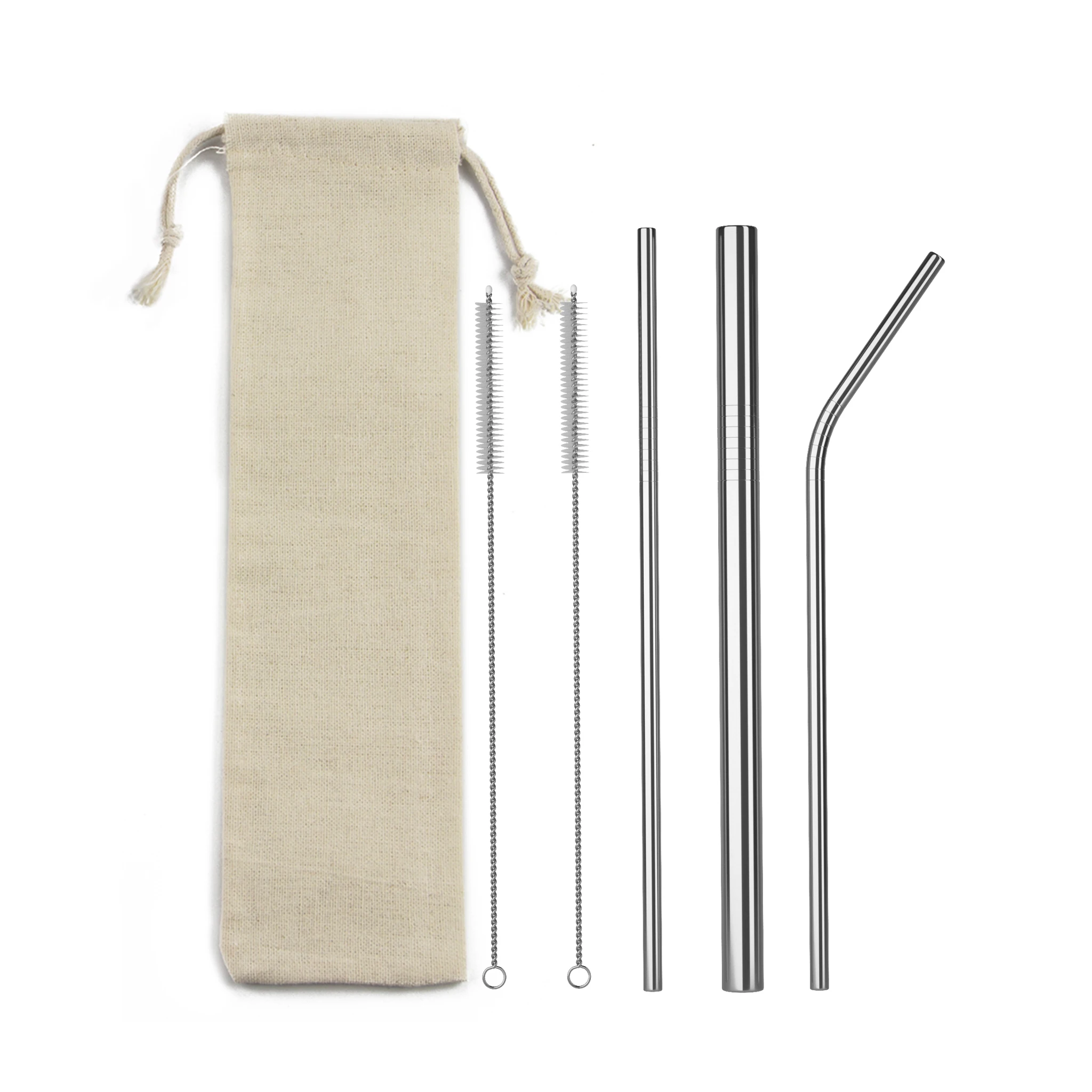 
High quality Stainless Steel Straws Metal Straw logo welcome colorful straw set 