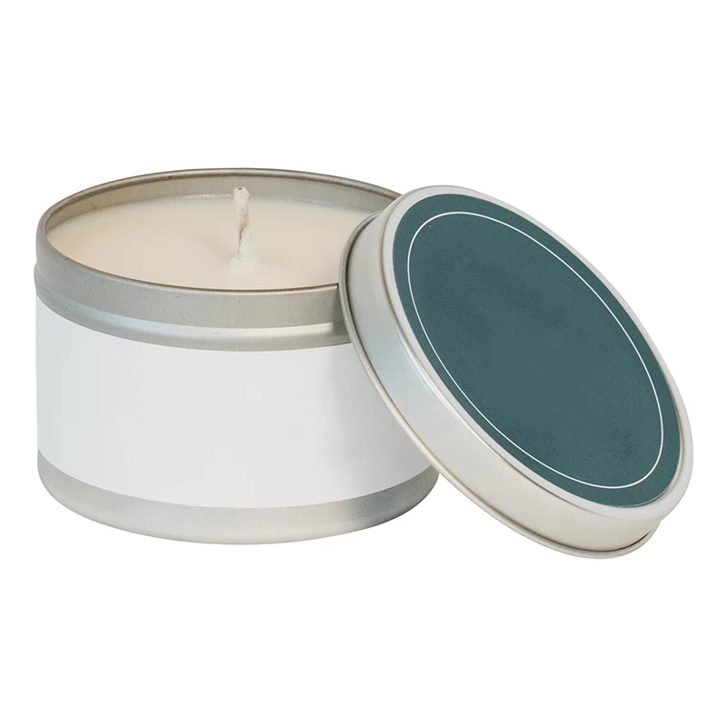 2023 New Trends In Europe And America soy wax travel gold/silver/black tin candle for home decor