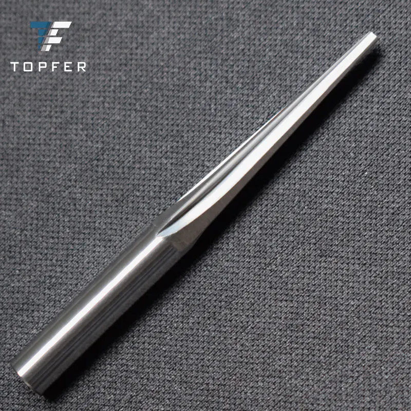 
CNC Tungsten Carbide Taper Straight Groove Hard Extra Long Reamer Tool 