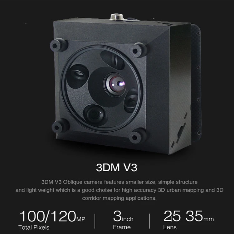 Наклонная камера 3DM V3 для построения карты и наблюдения