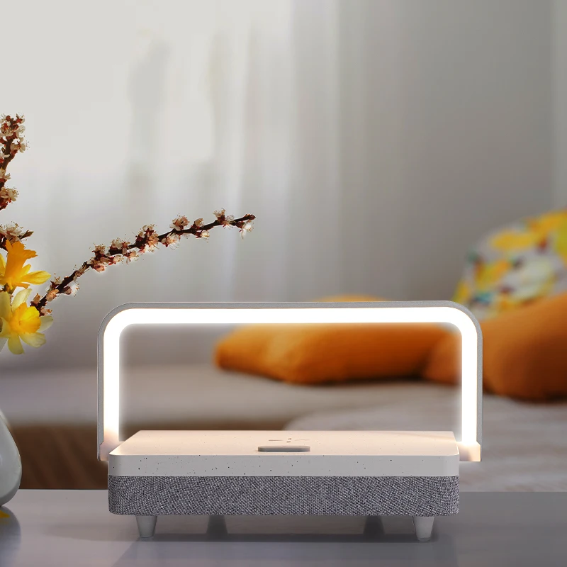 Music desk lamp wireless charging desk lamp Bluetooth music desk lamp mobile phone stand