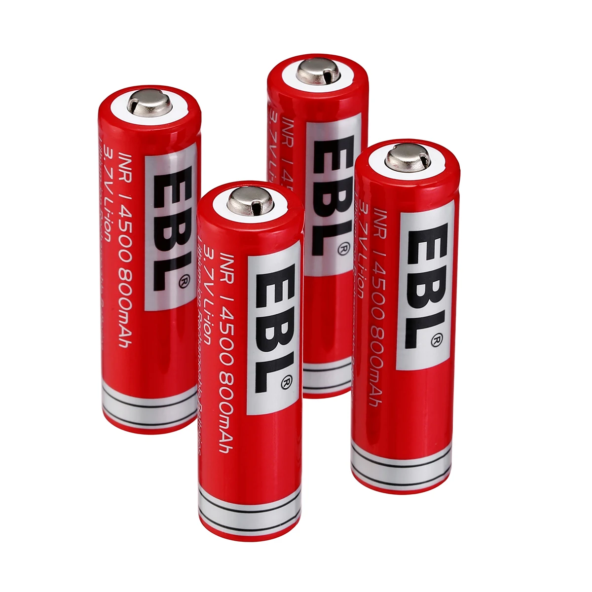 EBL Li-ion Battery 3.7 v 800mah 14500 Rechargeable Lithium Batteries