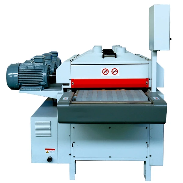 WPC brushing machine making WPC decking wooden pattern