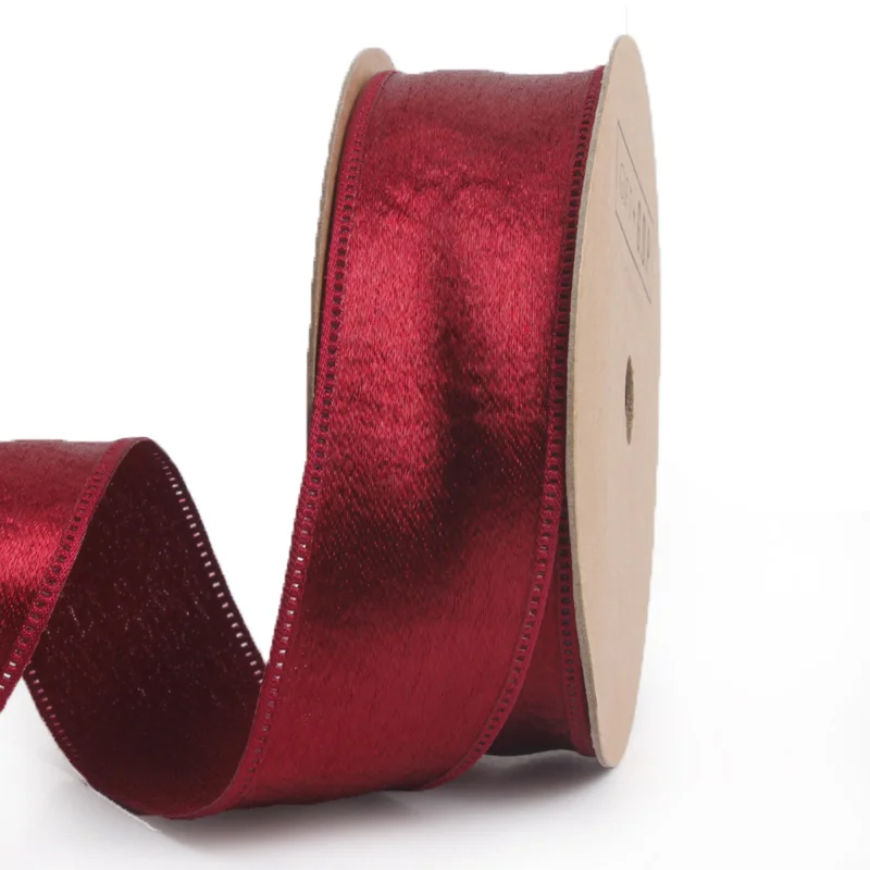 Высококачественная однотонная 100% искусственная вискозная лента для поделок, 1 дюйм, 25 мм